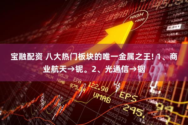 宝融配资 八大热门板块的唯一金属之王! 1、商业航天→铌。2、光通信→铟