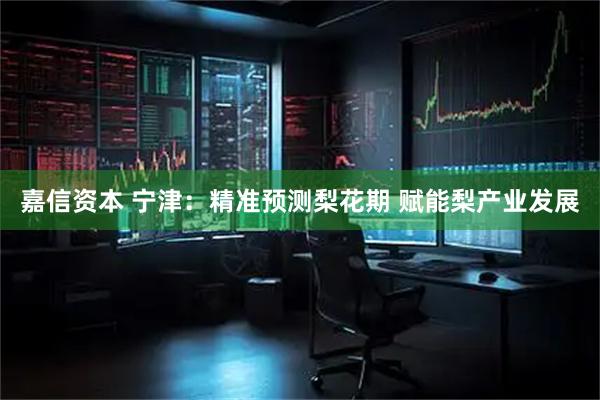 嘉信资本 宁津：精准预测梨花期 赋能梨产业发展